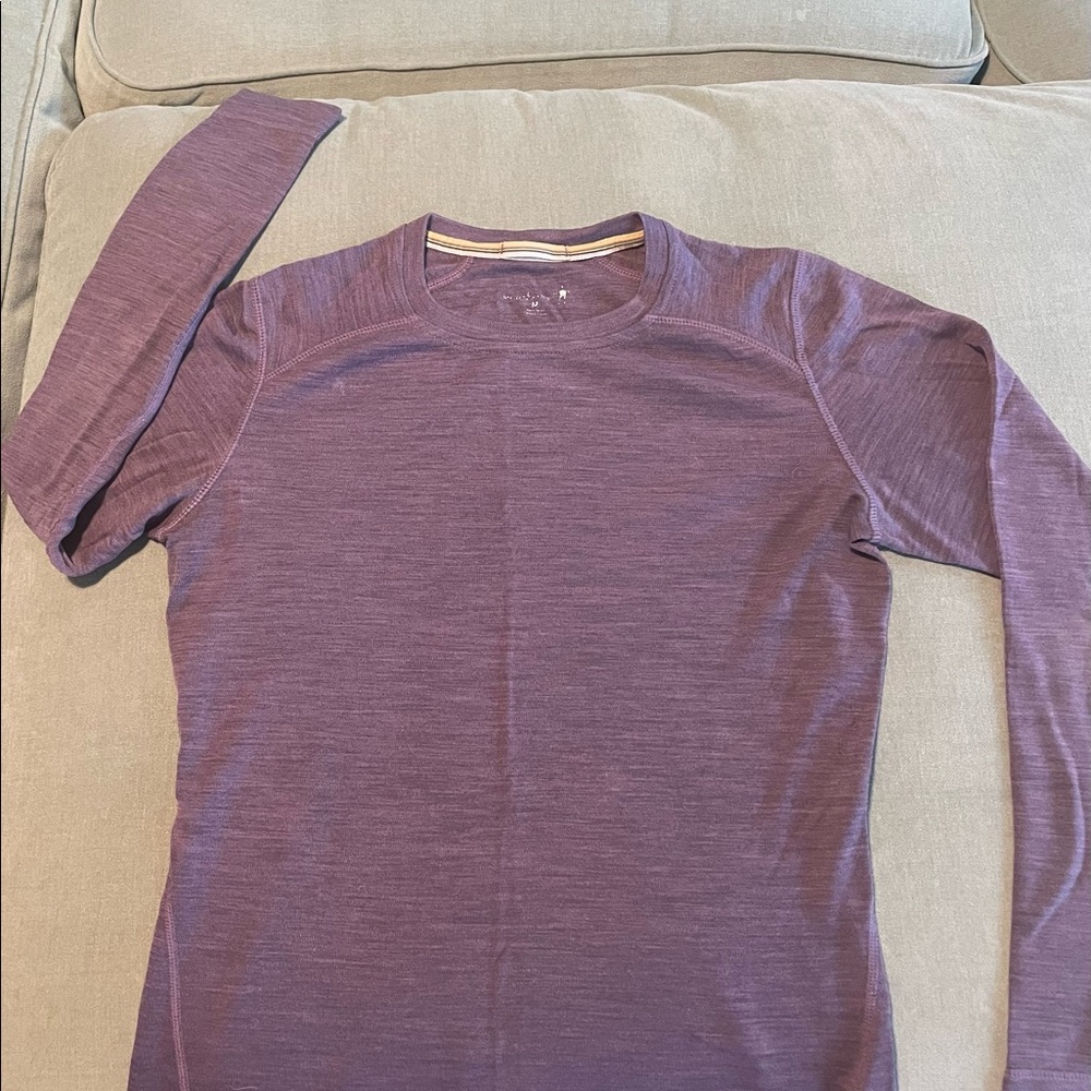 Smartwool long sleeve purple top